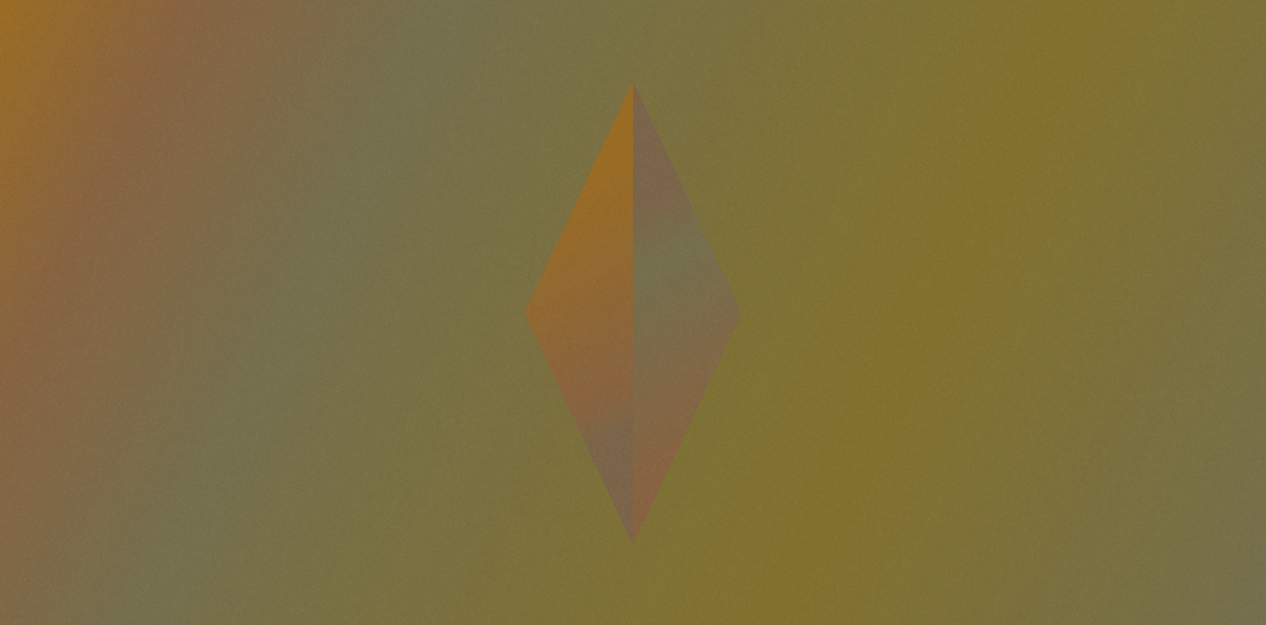 Abstract graphic of a crystal in pastel colors